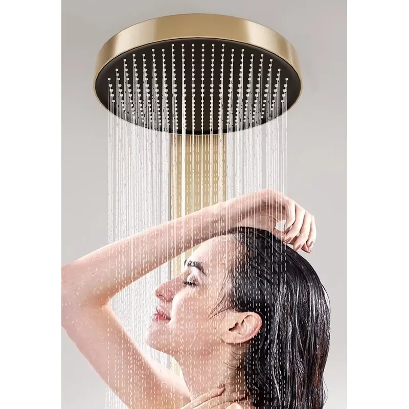 Pirinç Yağmur Duş Paneli Seti  - Spa & Wellness Paradies Braunschweig incelemesi ve fiyatı